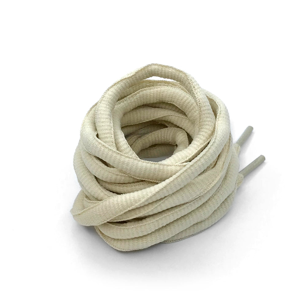 Beige Oval Laces