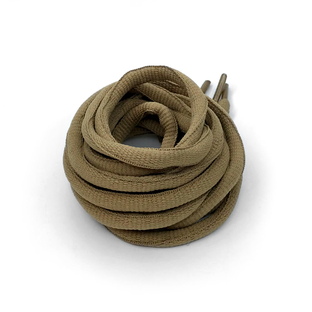 Khaki Oval Laces