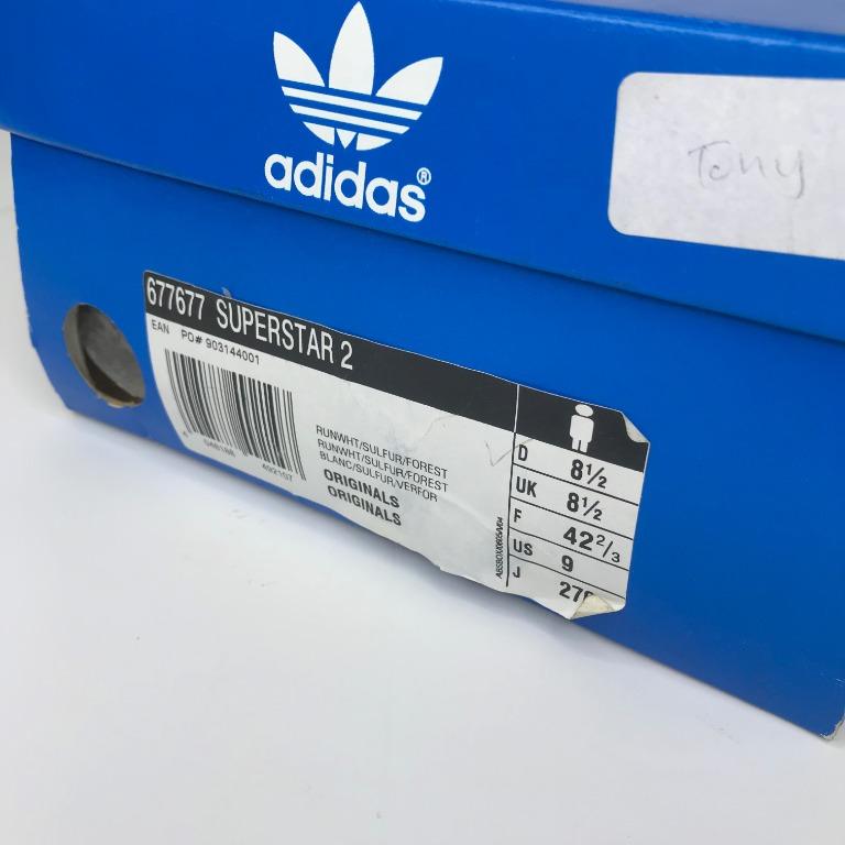 Adidas Superstar 2 - US9