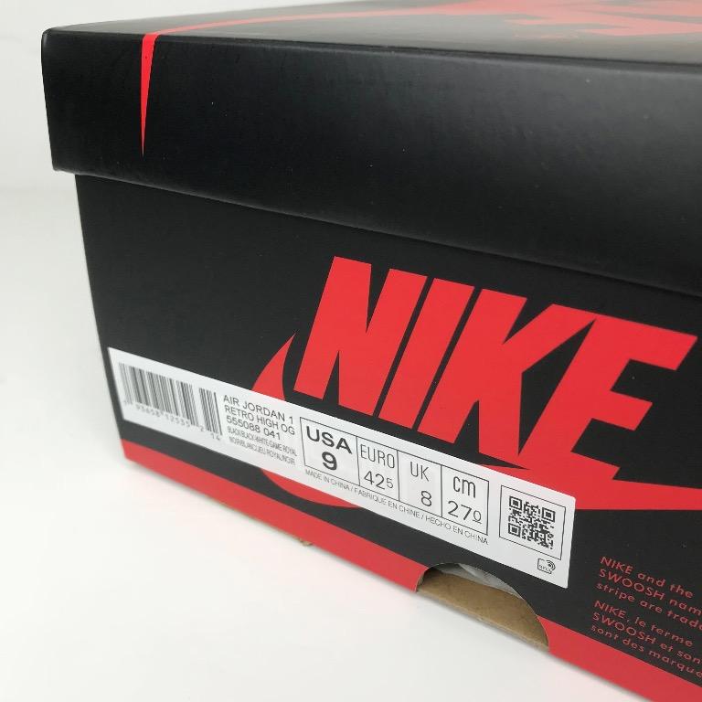 Nike Air Jordan 1 Royal Toe - US9