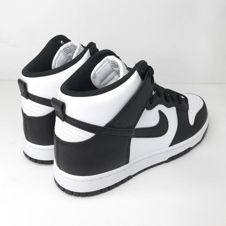 Nike Black White Panda Dunk High - US9